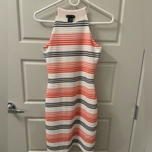 Pink striped Bodycon dress